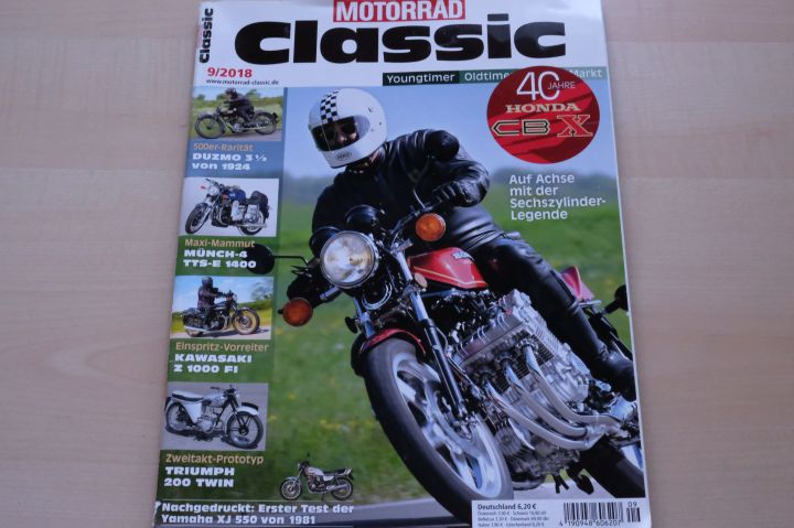 Deckblatt Motorrad Classic (09/2018)